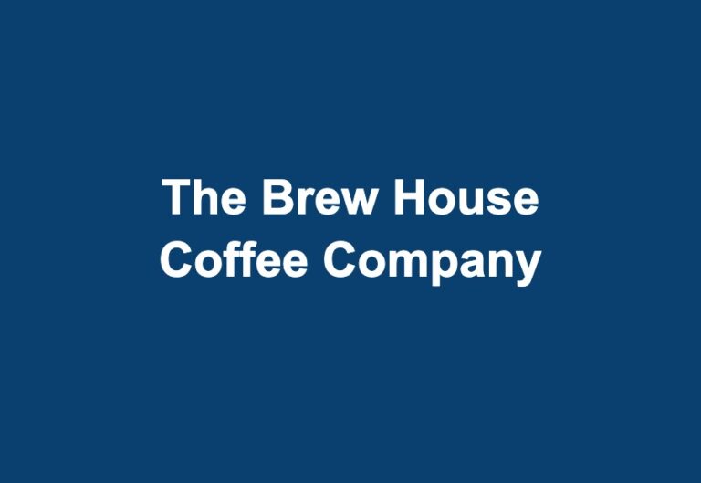 The Brew House Coffee Company The Brew House Coffee Company